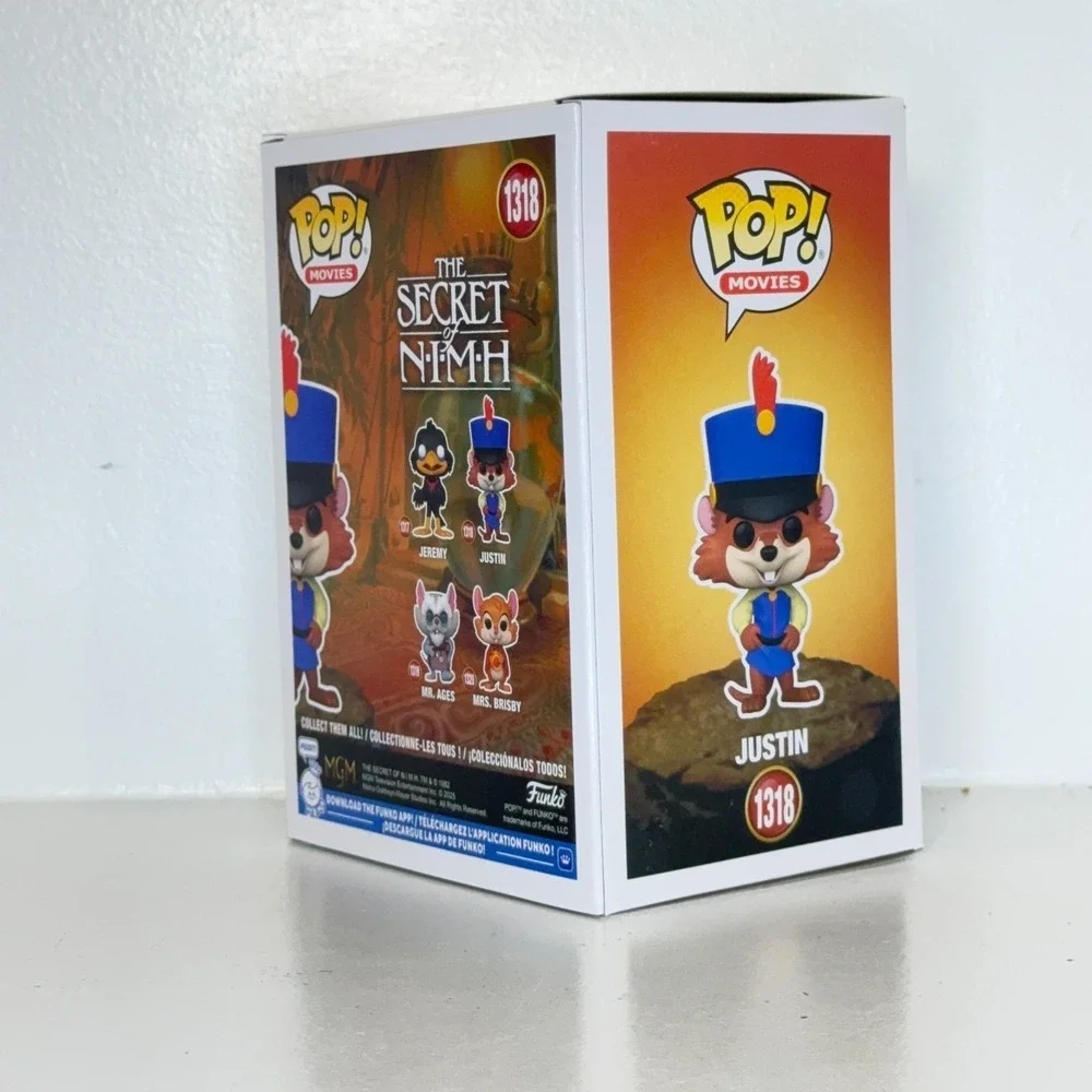 Funko Pop Justin #1318 The Secret of NIMH Animated Movie Vinyl Figure